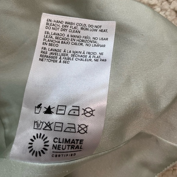 Reformation Azalea Top EUC Size 0 - Seafoam Floral - Picture 7 of 8